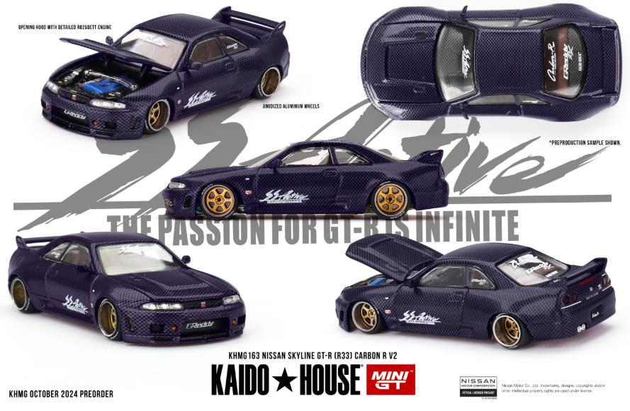 Kaido House Nissan Skyline GT-R (R33) Active Carbon R V2 163
