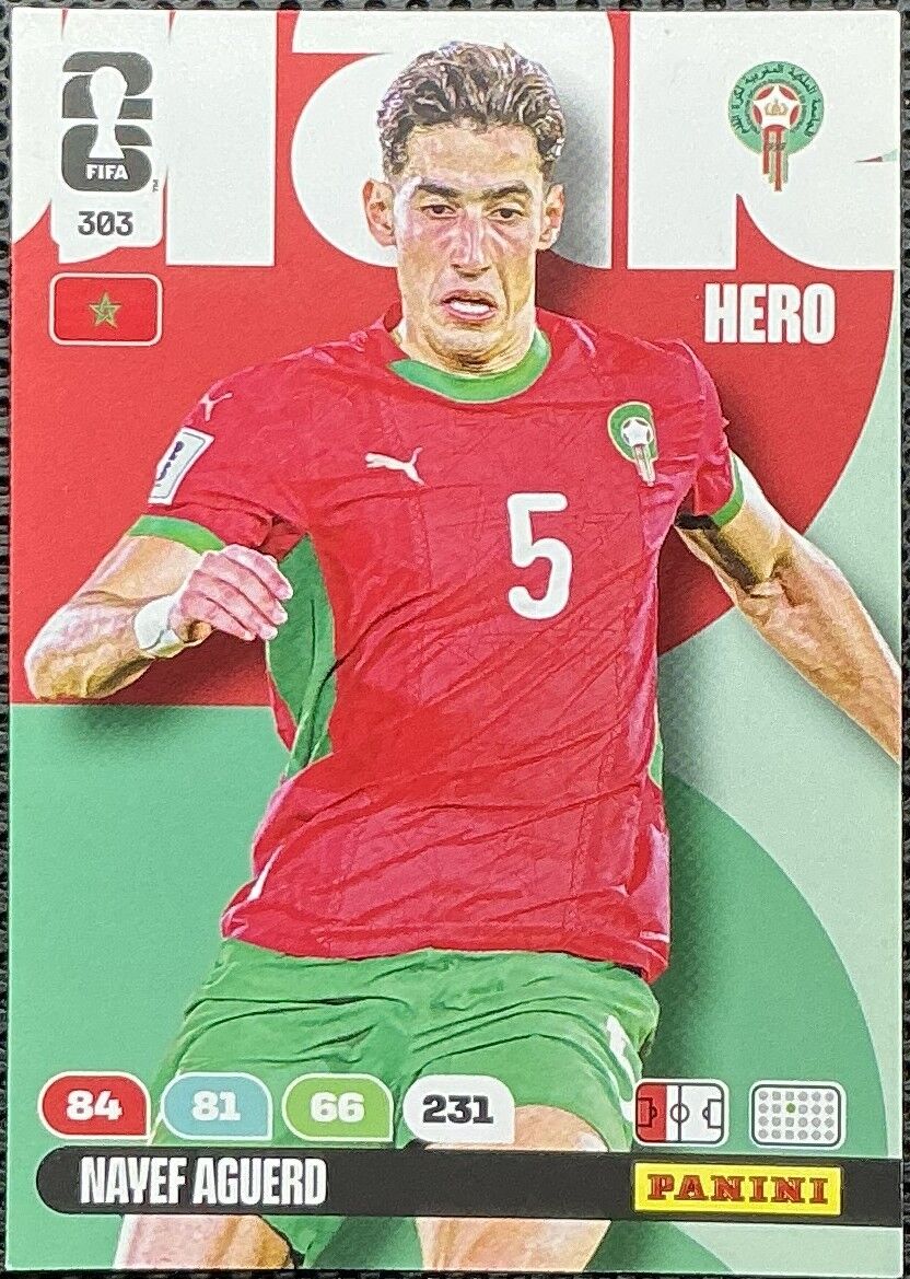Panini Adrenalyn XL FIFA World Cup 2026 Nayef Aguerd