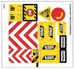 Lego 60076 Demolition Site - STICKER -