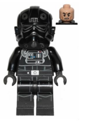 Lego Minifigür Star Wars Imperial TIE Fighter Pilot with gun sw0543