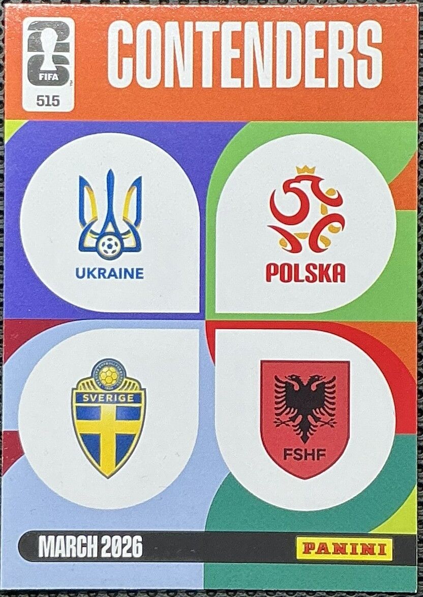 Panini Adrenalyn XL FIFA World Cup 2026 Contenders