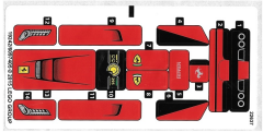 Lego 75889 Ferrari - STICKER -