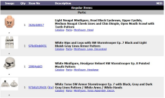 Lego Minifigür Star Wars First Order Stormtrooper (Pointed Mouth Pattern) sw0905