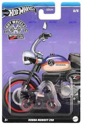Hot Wheels Motorcycle Club Honda Monkey 250 HRR94