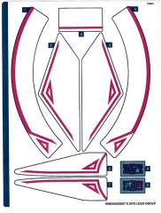 Lego 70849 Wyld-Mayhem Star Fighter - STICKER -