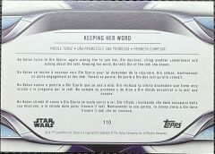 Topps Star Wars The Mandalorian - Keeping Her Word