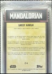 Topps Star Wars The Mandalorian - Greef Karga