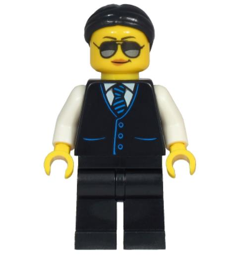 Lego Minifigür Limousine Driver Female cty1212