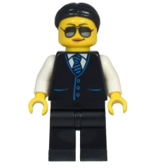 Lego Minifigür Limousine Driver Female cty1212