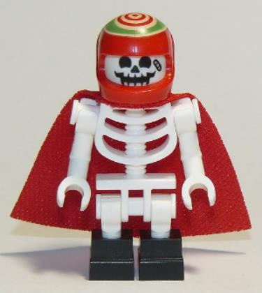 Lego Minifigür Hidden Side Skeleton Red Cape and Helmet hs044