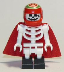 Lego Minifigür Hidden Side Skeleton Red Cape and Helmet hs044