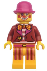 Lego Minifigür Birthday Clown with dog balloon hol297