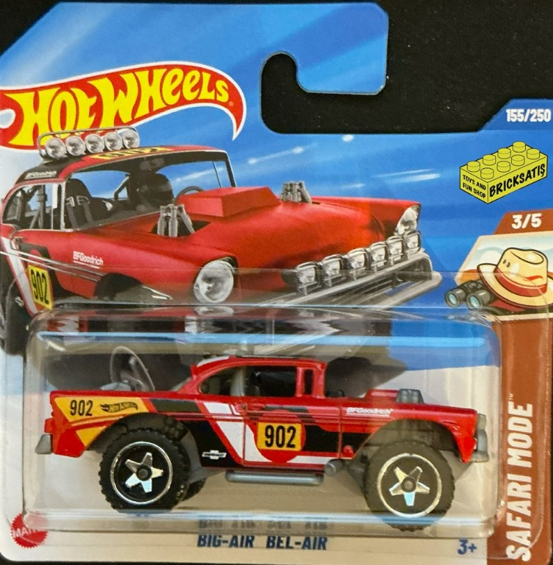 Hot Wheels Tekli Arabalar Big-Air Bel-Air HYY89 (Safari Mode)