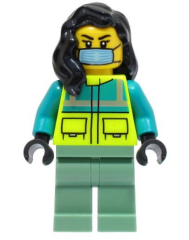 Lego Minifigür Ambulance Driver Female cty1569