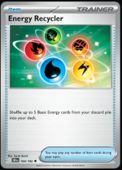 Pokemon Destined Rivals Single Kart Energy Recycler 164/182