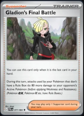 Pokemon Mega Evolution Pitch Black Single Kart Gladion's Final Battle 077/084