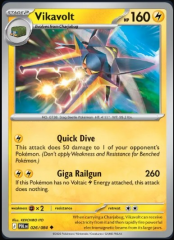 Pokemon Mega Evolution Pitch Black Single Kart Vikavolt 026/084