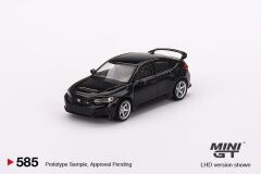 Mini GT Honda Civic Type R Crystal Black Pearl 2023 W/ Advan GT Wheel 585
