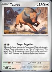 Pokemon Mega Evolution Chaos Rising Single Kart Tauros (RH) 069/086