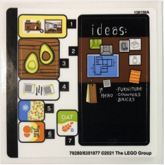 Lego 10291 Queer Eye - STICKERS -