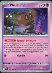 Pokemon Mega Evolution Chaos Rising Single Kart Phantump 038/086