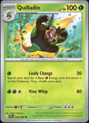 Pokemon Mega Evolution Chaos Rising Single Kart Quilladin 006/086