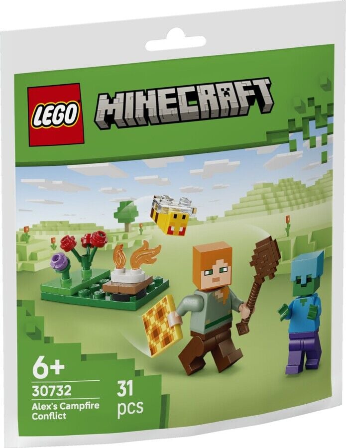 Lego Minecraft Alex'in Kamp Ateşi Çatışması 30732