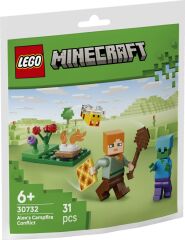 Lego Minecraft Alex'in Kamp Ateşi Çatışması 30732