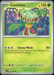 Pokemon Mega Evolution Chaos Rising Single Kart Carnivine (RH) 004/086