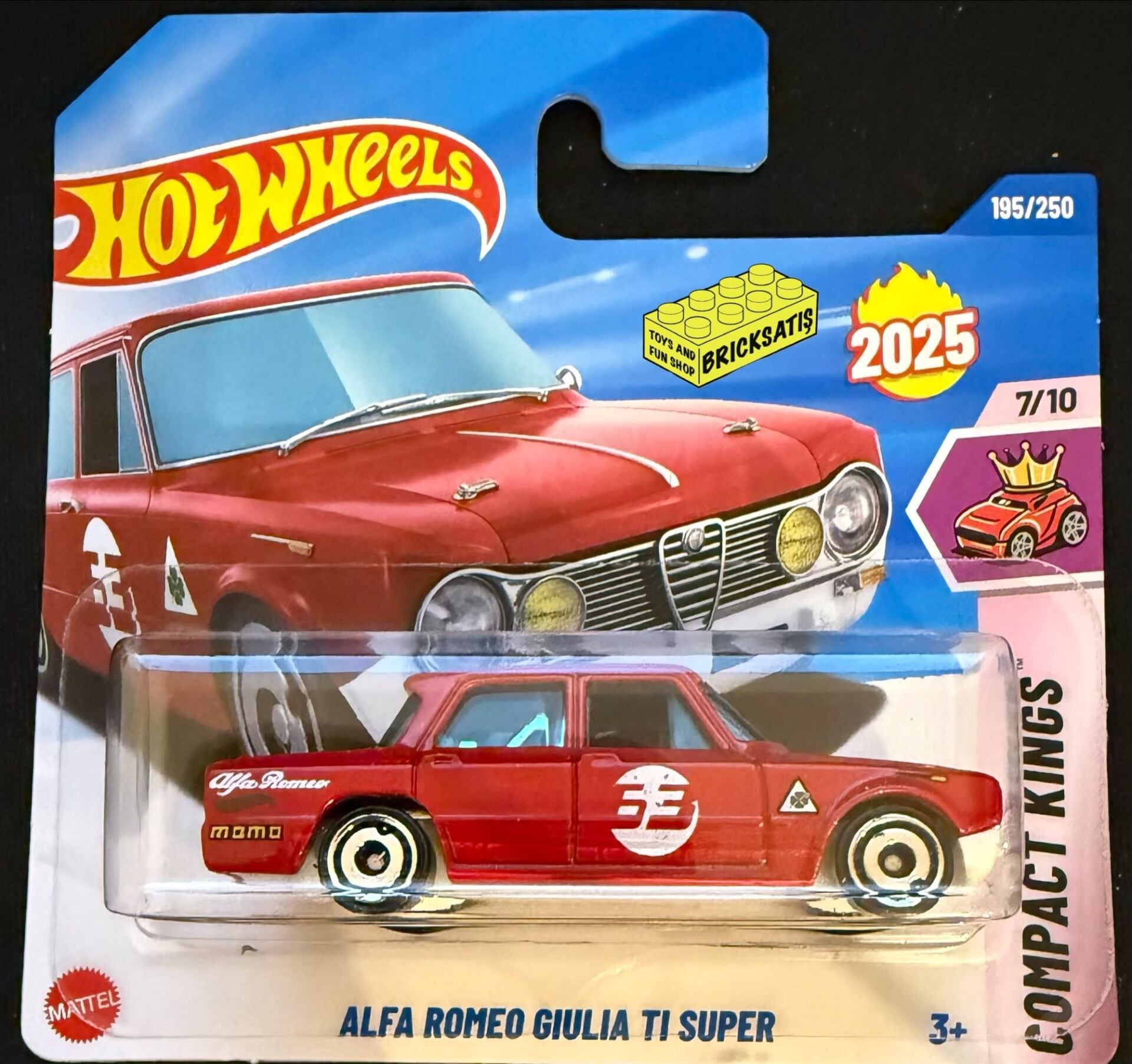 Hot Wheels Tekli Arabalar Alfa Romeo Giulia T1 Super HYW40