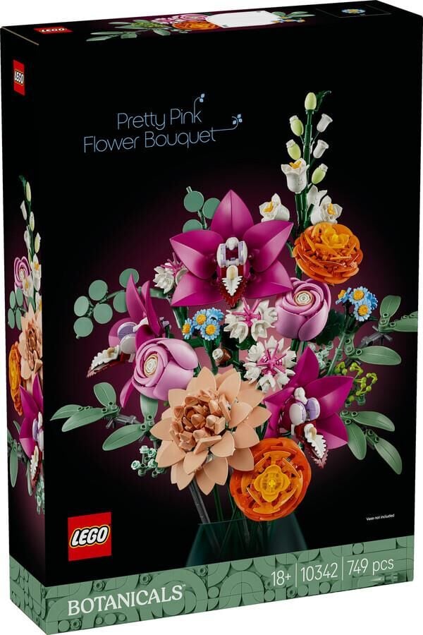 Lego Botanicals Pembe Çiçek Buketi 10342