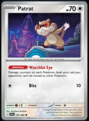 Pokemon Mega Evolution Chaos Rising Single Kart Patrat 070/086