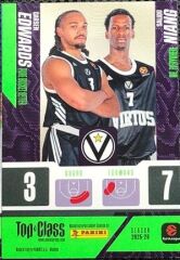Panini Top Class Euroleague Basketball 2025-2026 Carsen Edwards ve Saliou Niang
