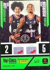 Panini Top Class Euroleague Basketball 2025-2026 Nadir Hifi ve Justin Robinson