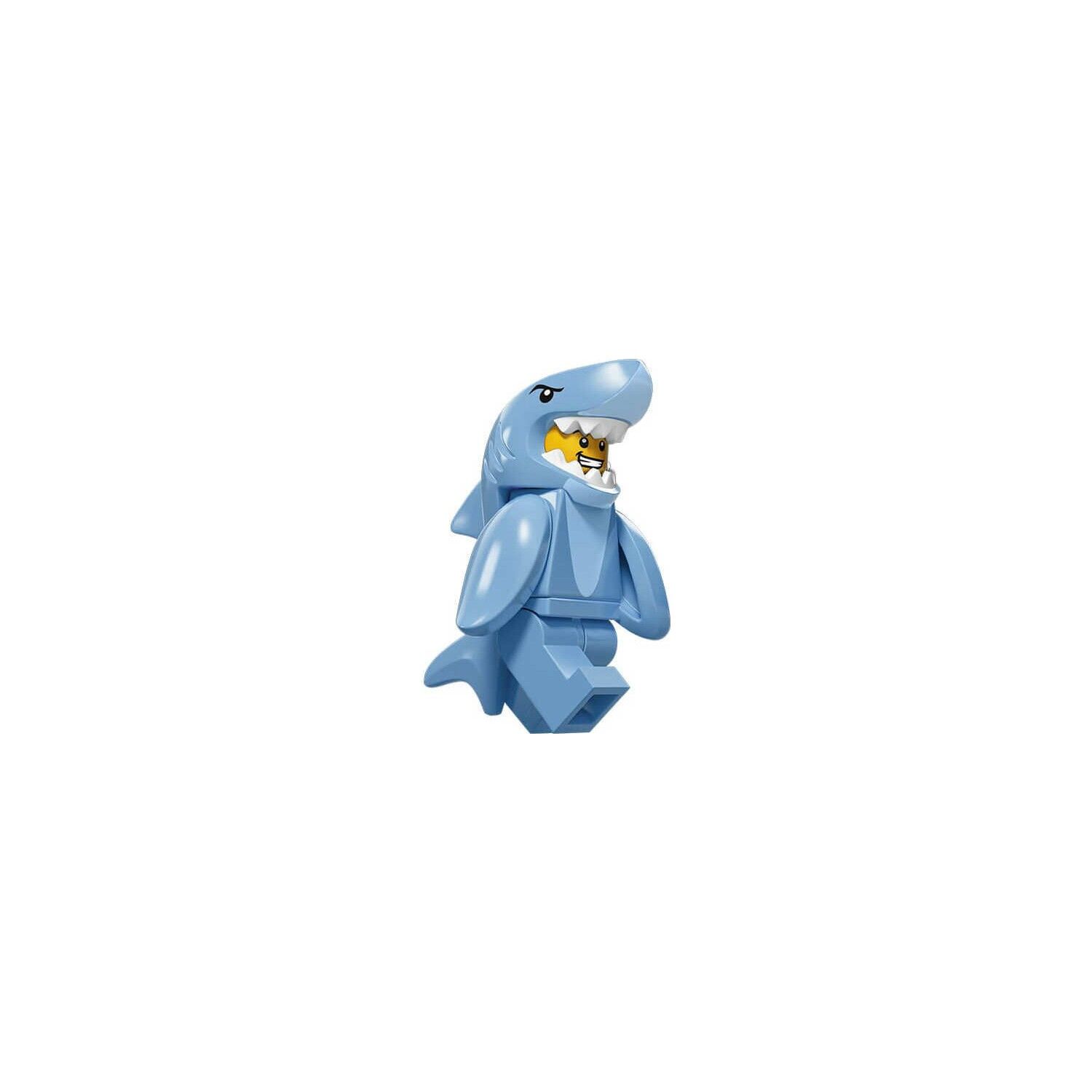 LEGO Minifigür - Seri 15 - 71011 - 13 Shark Suit Guy Minifigür