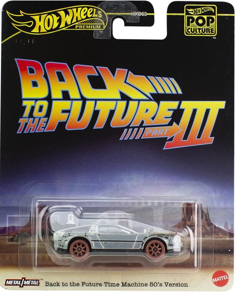 Hot Wheels Premium Pop Culture Back To The Future Time Machine HXD99