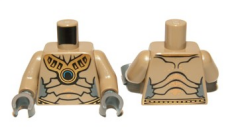 Lego Minifigure Torso SW Geonosian Pattern 973pb0964c01