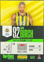 Panini Top Class Euroleague Basketball 2025 Khem Birch