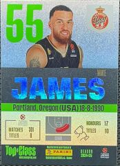 Panini Top Class Euroleague Basketball 2025 Mike James