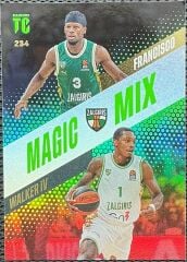 Panini Top Class Euroleague Basketball 2025 Sylvain Francisco ve Lonnie Walker IV Magic Mix