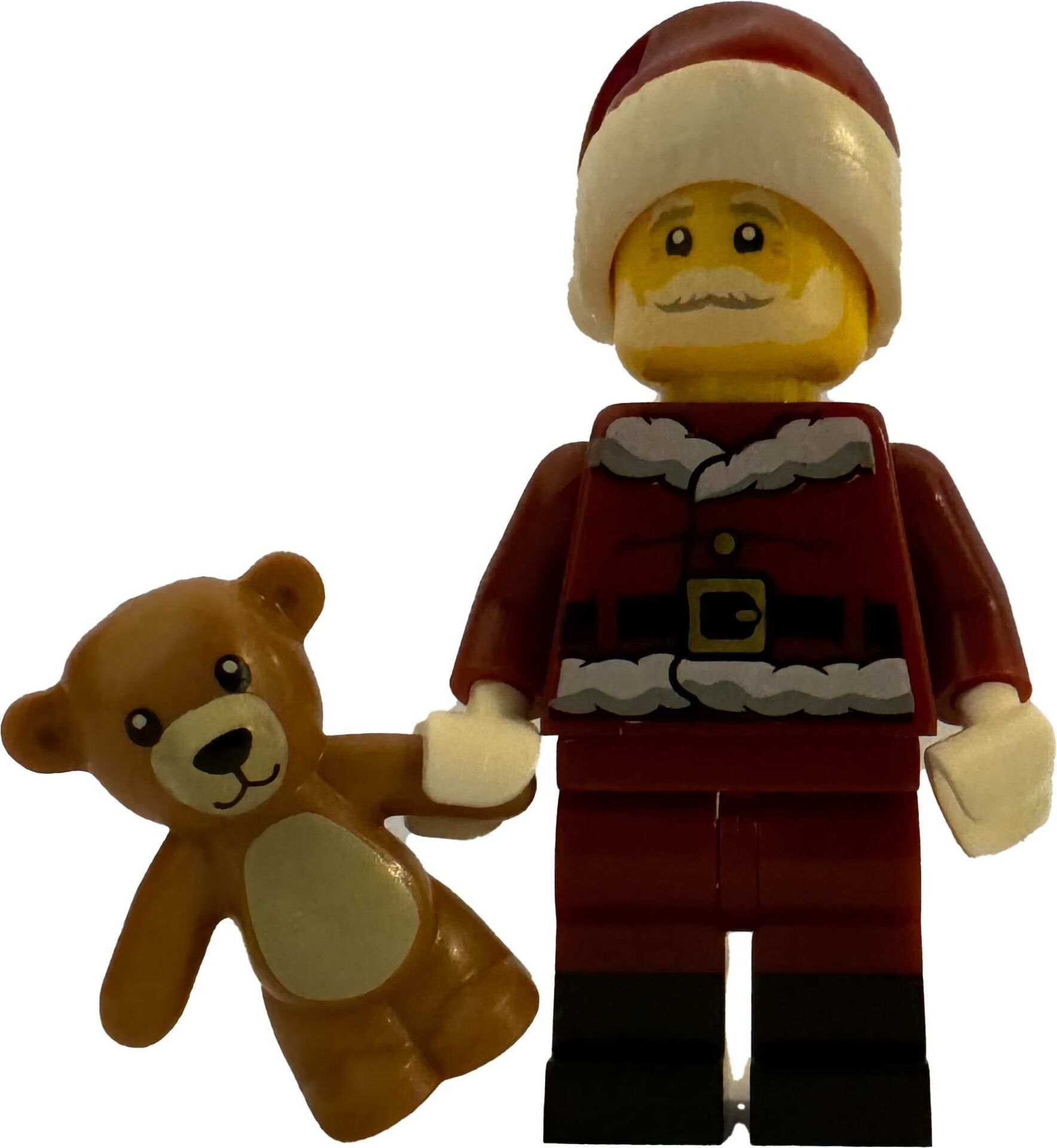 Orjinal Lego Minifigür Noel Baba ve Oyuncak Ayı
