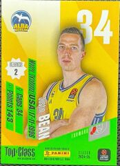 Panini Top Class Euroleague Basketball 2025 Justin Bean