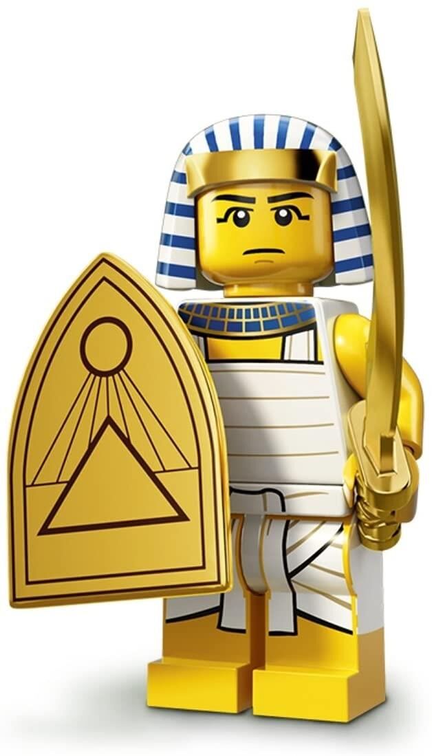 Lego Minifigür - Seri 13 - 71008 - 8 Egyptian Warrior