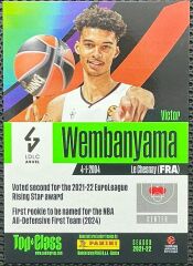 Panini Top Class Euroleague Basketball 2025 Victor Wembanyama