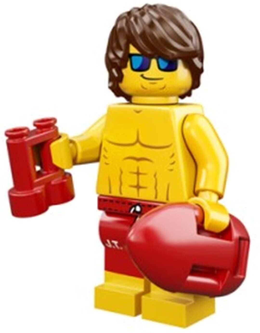 Lego Minifigür - Seri 12 - 71007 - 7 Lifeguard