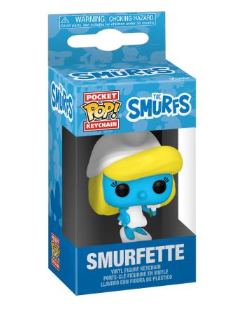 Funko Pop Pocket Keychain The Smurfs Smurfette