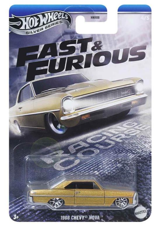 Hot Wheels Silver Series Fast & Furious 1966 Chevy Nova JBY42