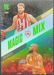 Panini Top Class Euroleague Basketball 2025 Thomas Walkup ve Evan Fournier Magic Mix