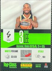 Panini Top Class Euroleague Basketball 2025 Paris Lee