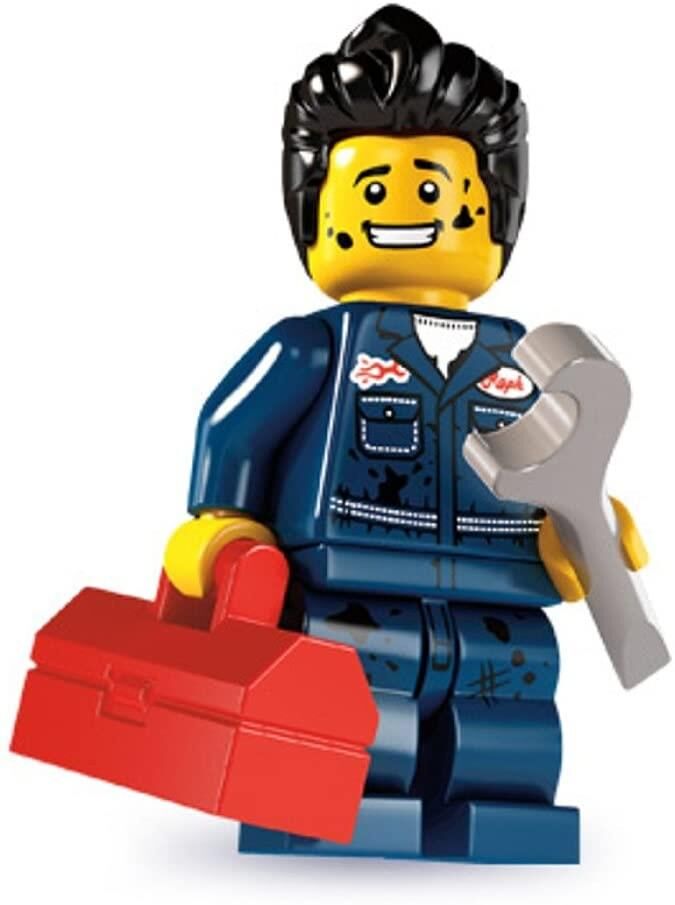 Lego Minifigür - Seri 6 - 8827 - 15 Mechanic